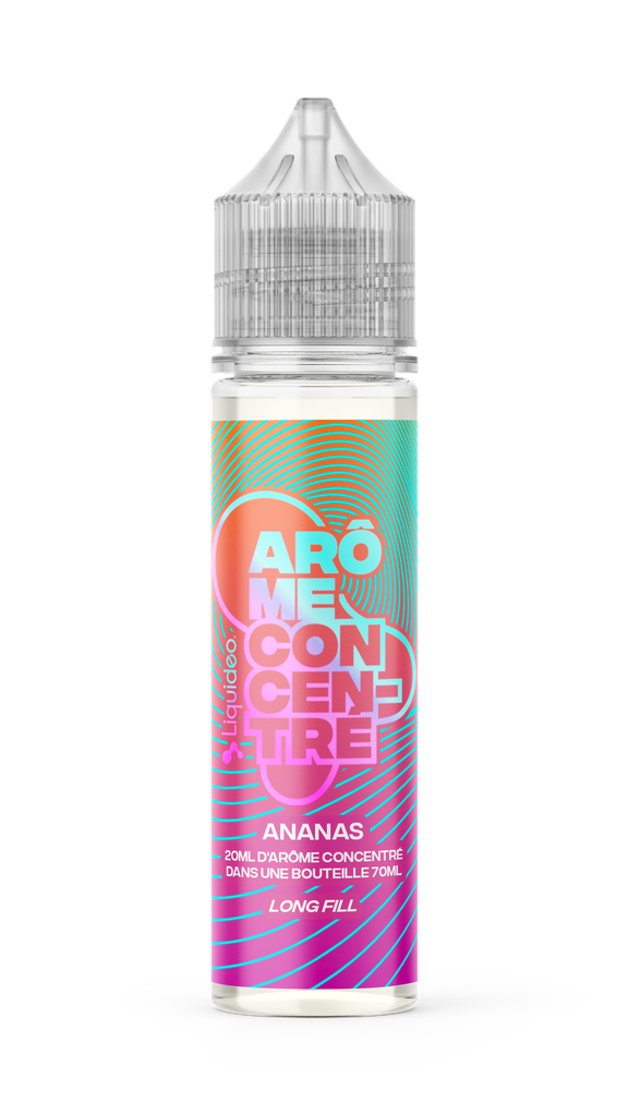 AROMES CONCENTRES LONGFILL - Ananas 20ml / Bouteille 70ml x4