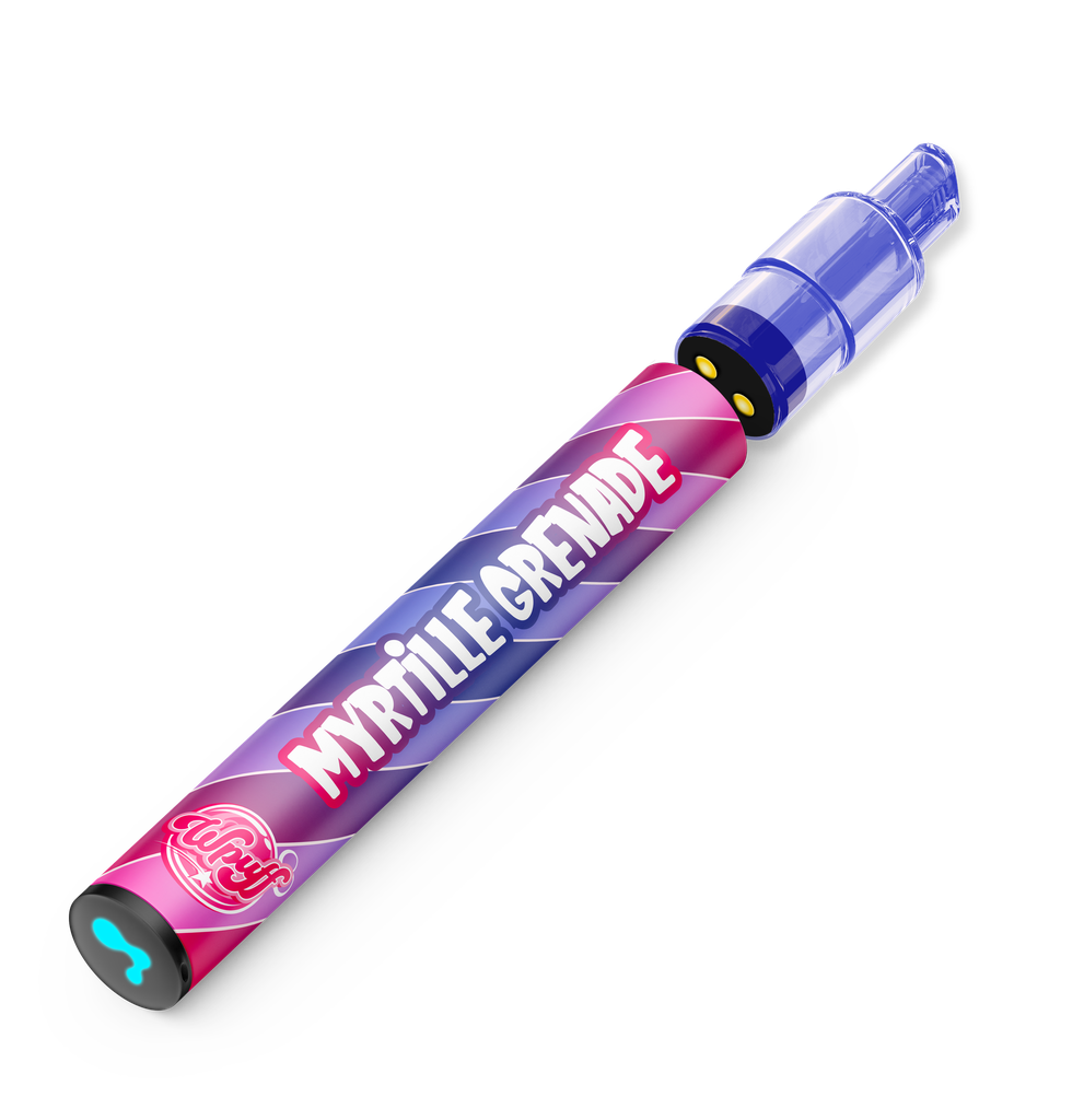 Wpuff Pod 2.0 800 - 1 batterie + 1 pod Myrtille Grenade x10