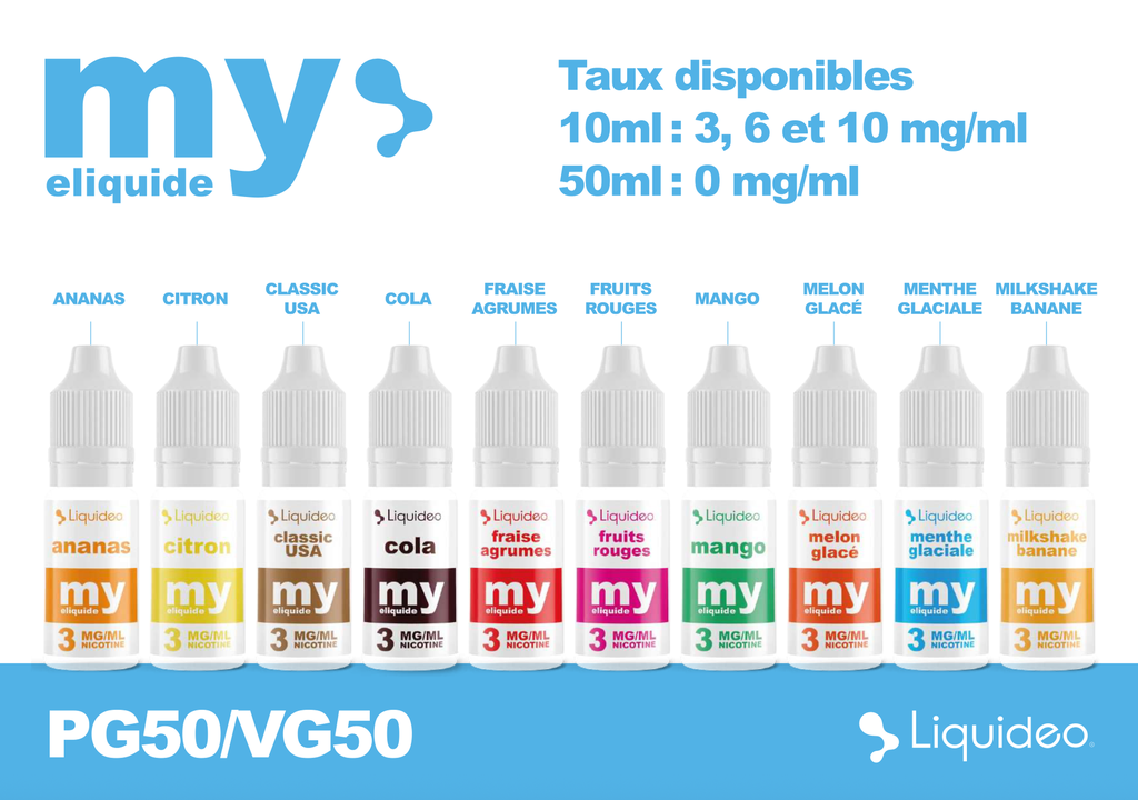 Carte des saveurs My eliquide