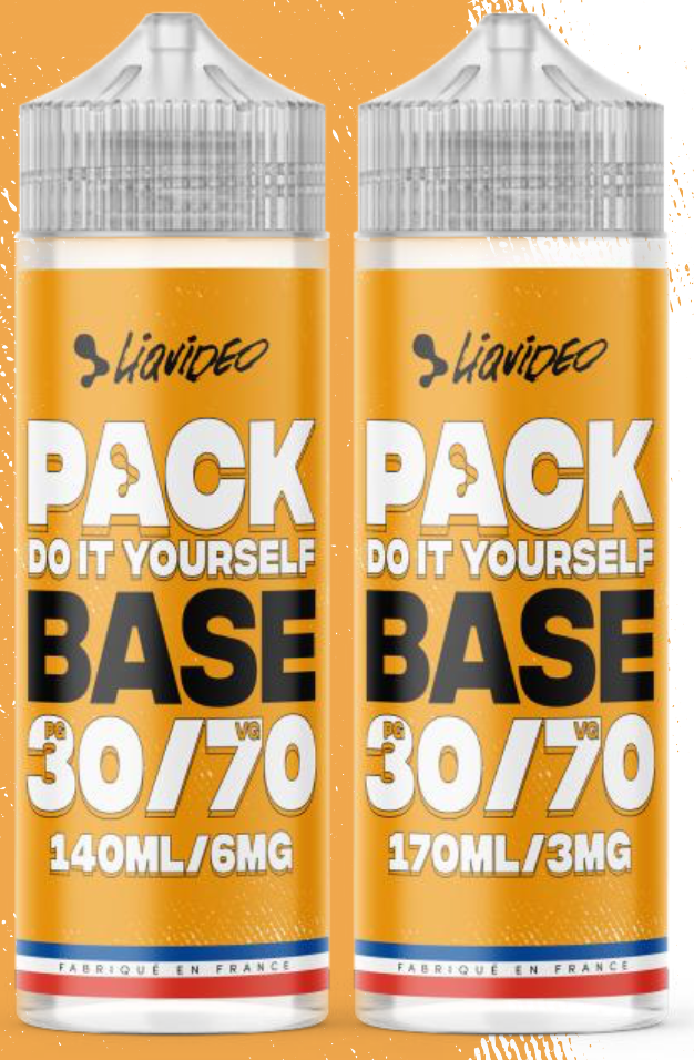 PACK DIY LIQUIDEO - PGVG 30/70 - 200mL x6